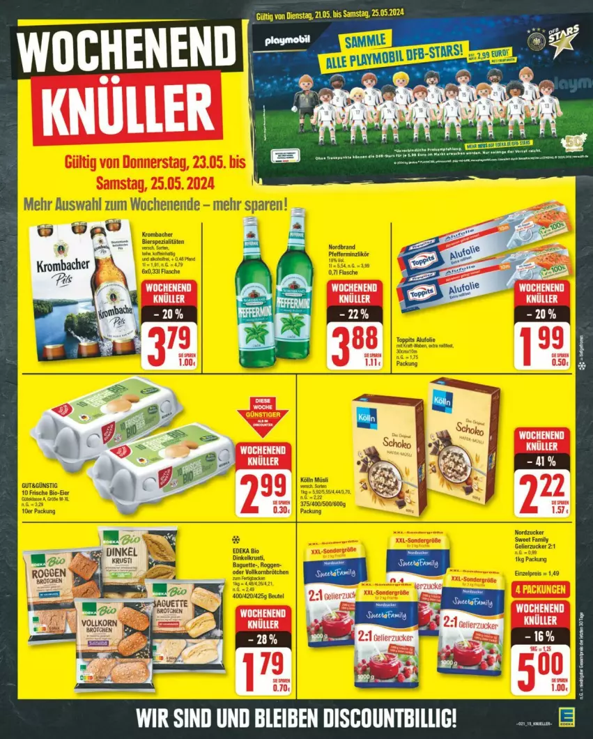 Aktueller Prospekt Edeka - Prospekte - von 18.05 bis 25.05.2024 - strona 15 - produkty: eier, kiri, krombache, krombacher, Ti