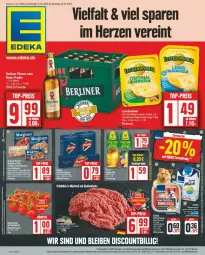 Gazetka promocyjna Edeka - Prospekte - Gazetka - ważna od 25.05 do 25.05.2024 - strona 1 - produkty: deka, eis, gin, leerdammer, natur, radler, reis, Ti, top-preis