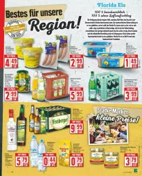 Gazetka promocyjna Edeka - Prospekte - Gazetka - ważna od 25.05 do 25.05.2024 - strona 7 - produkty: adelholzener, Alwa, Becher, beutel, brot, burger, eis, elle, Faktu, fisch, fische, flasche, Holz, kartoffel, kartoffelsalat, knacker, LG, mac, orange, ring, russisch brot, salat, Ti