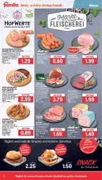 Gazetka promocyjna Famila - Prospekte - Gazetka - ważna od 30.03 do 30.03.2024 - strona 6 - produkty: auer, aufschnitt, braten, bratenaufschnitt, brot, brötchen, eintopf, eintöpfe, eis, filet, fleisch, gewürz, Gewürzmischung, gin, kartoffel, kartoffelsalat, kasseler, Kasselerbraten, kochschinken, krustenbraten, mac, Meister, Mett, metten, Mettenden, natur, parmaschinken, pastete, reis, rohschinken, sac, saft, salami, salat, schinken, schinkenwurst, schnitzel, schwein, schweine, schweinebraten, schweinefilet, snack, snacks, Spezi, Sport, tesa, Ti, topf, wein, weine, wiener, wurst