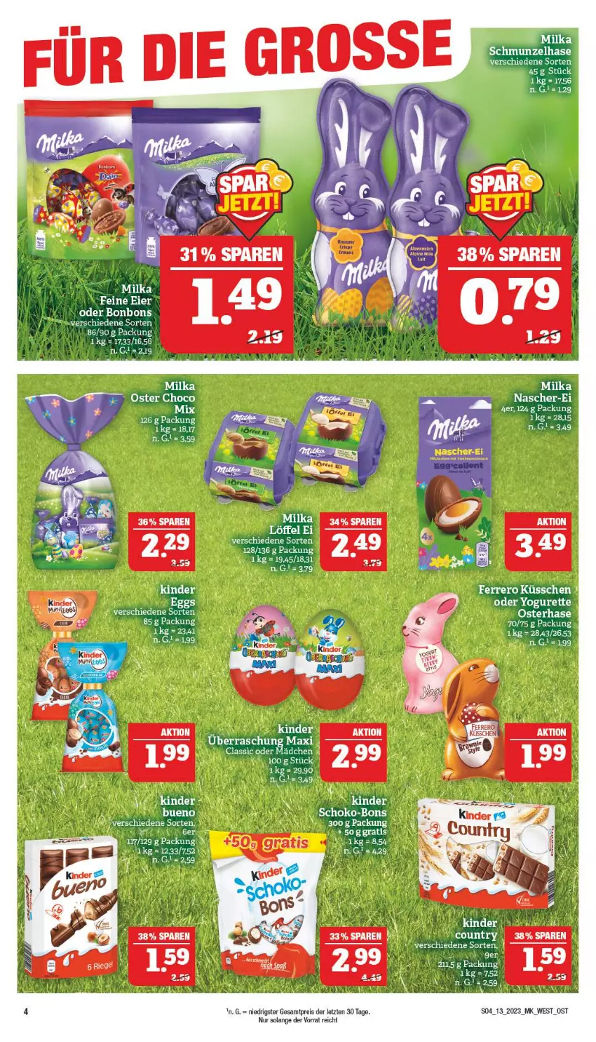 Aktueller Prospekt Marktkauf - Prospekt - von 26.03 bis 01.04.2023 - strona 4 - produkty: bonbons, eier, eis, reis, Ti, ZTE