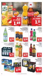 Gazetka promocyjna Marktkauf - Prospekt - Gazetka - ważna od 01.04 do 01.04.2023 - strona 18 - produkty: Alwa, brause, burger, Cap, capri-sun, cider, coca-cola, cola, eier, eis, elle, flasche, frucht, fruchtsaft, fruchtsaftgetränk, fuze tea, gerolsteine, gerolsteiner, getränk, limo, limonade, mineralwasser, natürliches mineralwasser, reis, saft, san pellegrino, schweppes, sprite, steiner, Ti, vita, Vitamin C, wasser, ZTE