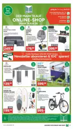 Gazetka promocyjna Marktkauf - Prospekt - Gazetka - ważna od 01.04 do 01.04.2023 - strona 25 - produkty: akku, Bau, baumwolle, beleuchtung, E-Bike, edelstahl, elle, ente, gasgrill, grill, kraft, led-beleuchtung, mit led-beleuchtung, pavillon, Ria, rucksack, sac, sessel, Sport, steckdose, thermometer, Ti, tisch, uv-schutz, wolle