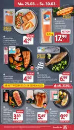 Gazetka promocyjna Aldi Nord - Von Montag - Gazetka - ważna od 30.03 do 30.03.2024 - strona 5 - produkty: aldi, aqua, braten, brustfilet, eis, elle, ente, filet, filets, forelle, gewürz, gin, grill, hähnchenbrust, hähnchenbrustfilet, küche, Küchen, lachs, lachsfilet, lachsfilets, Mantel, Meister, Ofen, rel, Schal, Schale, schwein, schweine, schweinefilet, Speck, steak, Ti, tisch, wein, weine, ZTE