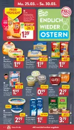 Gazetka promocyjna Aldi Nord - Von Montag - Gazetka - ważna od 30.03 do 30.03.2024 - strona 6 - produkty: aldi, angebot, angebote, aufstrich, aus der tiefkühlung, beutel, brötchen, butter, cin, coppenrath, eimer, eis, fol epi, frische milch, frischkäse, frucht, géramont, kaffee, Käse, malz, mascarpone, meggle, melitta, milch, reis, schinken, Schmalz, Streichzart, Ti, weichkäse, weihenstephan, würfel