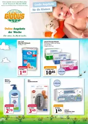 Gazetka promocyjna Globus - Prospekte - Gazetka - ważna od 05.03 do 05.03.2022 - strona 1 - produkty: angebot, angebote, angebotspreis, aqua, auer, Bad, bübchen, eis, feuchttücher, Jean Carol, jumbo, leine, reis, thermometer, Ti, tücher, wattepads, windeln
