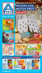 Gazetka promocyjna Aldi Nord - Von Montag - Gazetka - ważna od 28.10 do 28.10.2023 - strona 1 - produkty: aldi, bett, bettwäsche, bio, braten, brötchen, eier, eis, ente, garnitur, gin, gurke, gurken, kartoffel, kartoffeln, Kinder, küche, Küchen, margarine, reis, sandwich, Ti, trolli, würstchen, ZTE