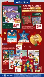 Gazetka promocyjna Aldi Nord - Von Montag - Gazetka - ważna od 28.10 do 28.10.2023 - strona 18 - produkty: Adventskalender, decke, deo, elle, ente, ferrero, Hasbro, Kinder, milka, milka schokolade, nintendo, Paw Patrol, Peppa Pig, rel, rezept, rezepte, schoko, schokolade, teller, Ti