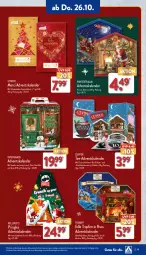 Gazetka promocyjna Aldi Nord - Von Montag - Gazetka - ważna od 28.10 do 28.10.2023 - strona 19 - produkty: Adventskalender, alkohol, bio, früchte, Früchtetee, funny-frisch, gin, kräuter, merci, nuss, pom-bär, pralinen, pringles, ring, rum, schoko, schokolade, schokoladen, snack, snacks, Spezi, storck, tee, Ti, ültje, ZTE