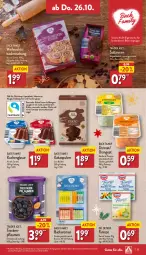 Gazetka promocyjna Aldi Nord - Von Montag - Gazetka - ważna od 28.10 do 28.10.2023 - strona 25 - produkty: aldi, backmischung, beutel, Dr. Oetker, eis, erde, finesse, frucht, haselnuss, kakao, kuchen, nuss, orange, orangen, pflaume, pflaumen, reis, Schal, Schale, Spezi, Ti, würfel, ZTE