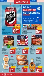 Gazetka promocyjna Aldi Nord - Von Montag - Gazetka - ważna od 28.10 do 28.10.2023 - strona 28 - produkty: aus der tiefkühlung, backmischung, brot, cola, Donut, donuts, eis, elle, erfrischungsgetränk, flasche, getränk, getränke, gin, HP, Käse, knoblauch, kuchen, mac, mit knoblauch, müsli, nuss, obst, Pfannkuchen, pizza, reis, salat, schoko, schokolade, sirup, snack, snacks, teller, Ti, ZTE