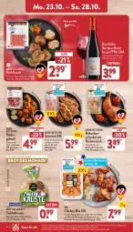 Gazetka promocyjna Aldi Nord - Von Montag - Gazetka - ważna od 28.10 do 28.10.2023 - strona 4 - produkty: braten, brot, dornfelder, eis, elle, flasche, fleisch, gin, grill, gulasch, hackfleisch, Hähnchen-Oberkeulen, henkel, Heu, marinade, mit röstzwiebeln, paprika, reis, Ria, rind, rinder, röstzwiebeln, rotwein, rwe, schenkel, schinken, schnitzel, schwein, schweine, teller, Ti, tiefpreis, wein, weine, weizenmischbrot, ZTE, zwiebel, zwiebeln