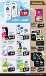 Gazetka promocyjna Markant - Prospekte - Gazetka - ważna od 26.02 do 26.02.2022 - strona 11 - produkty: ariel, bio, biozidprodukte, deo, deodorant, Desinfektion, dusche, eis, felix, flasche, Fleckenentferner, Frosch, kraft, Meister, natur, natura, nivea, pflegedusche, purina, Rauch, reiniger, resa, rwe, shampoo, snack, snacks, Ti, vita, vitakraft, wc-reiniger, weck