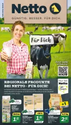 Gazetka promocyjna Netto - Woche 24 - Gazetka - ważna od 15.06 do 15.06.2024 - strona 1 - produkty: eis, ente, kartoffel, kartoffeln, milch, sac, speisekartoffeln, Ti, weidemilch