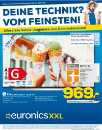 Gazetka promocyjna Euronics - Prospekte - Gazetka - ważna od 06.07 do 06.07.2022 - strona 1 - produkty: angebot, angebote, dvb, fernseher, HDMI, led tv, leds, LG, oled tv, Oled-TV, sahne, Ti, tisch, tuner, usb