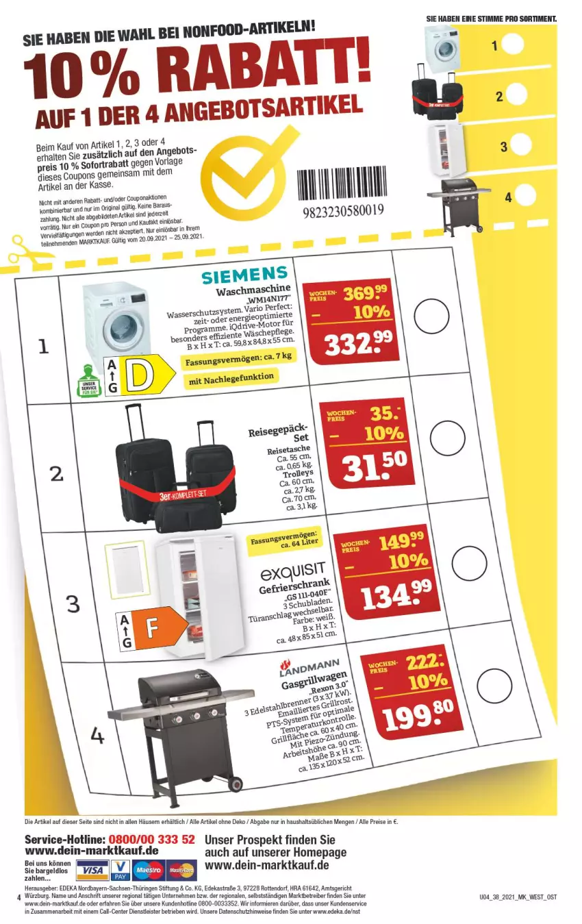 Aktueller Prospekt Marktkauf - Prospekt - von 19.09 bis 25.09.2021 - strona 4