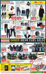 Gazetka promocyjna Norma - Norma - Gazetka - ważna od 13.03 do 13.03.2023 - strona 3 - produkty: asti, Bau, baumwolle, Bebe, beere, bett, Brei, Brille, buch, decksohle, dell, eier, eis, Elan, elle, Geldbörse, gewürz, gin, hose, hosen, Hylo, jeans, König der Löwen, leggings, LG, Mode, natur, pantolette, pantoletten, Pullover, Push-up, reis, Ria, rind, rucksack, rückwand, sac, schuhe, sneaker, socken, Spiele, Sport, sportschuhe, Tasche, taschen, Ti, tisch, wolle, ZTE