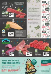 Gazetka promocyjna Edeka - Angebote der Woche - Gazetka - ważna od 25.12 do 25.12.2021 - strona 25 - produkty: Bau, bio, brustfilet, decke, eis, elle, filet, fleisch, mac, nuss, reis, salami, Schal, Schale, schwein, schweine, schweinefilet, Sushi, Tannenbaum, Ti, wein, weine