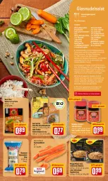 Gazetka promocyjna Rewe - Prospekte - Gazetka - ważna od 20.02 do 20.02.2022 - strona 13 - produkty: aktionspreis, bamboo, bier, Biere, bio, braten, curry, eis, ente, erbsen, erdnüsse, erdnüssen, fisch, ingwer, karotten, kichererbsen, knoblauch, kokos, Koriander, limette, limetten, maggi, Mett, metten, möhren, nudel, nudeln, nudelsalat, paprika, pfanne, pilze, reis, rezept, rezepte, Ria, ring, rohrzucker, saft, salat, salz, Sambal Oelek, Schal, Schale, schüssel, sesam, Sesamöl, soja, Soße, speisemöhren, Spitzpaprika, stifte, Ti, wasser, zucker, zwiebel, zwiebeln