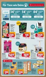 Gazetka promocyjna Rewe - Prospekte - Gazetka - ważna od 20.02 do 20.02.2022 - strona 21 - produkty: aktionspreis, angebot, angebote, Babypuder, ball, Bau, eis, ente, filet, fleisch, gourmet gold, gutschein, gutscheine, Hundetrockennahrung, Katzenstreu, kraft, Kratzbaum, Nassnahrung, natur, pastete, purina, reifen, reis, rinti, Schal, Schale, snack, Ti, Tiere, Trockennahrung, vita, vitakraft