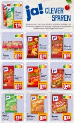 Gazetka promocyjna Rewe - Prospekte - Gazetka - ważna od 20.02 do 20.02.2022 - strona 28 - produkty: aktionspreis, brezel, Brezeln, Cashew, cashewkerne, chips, eis, erdnuss, erdnüsse, gewürz, kartoffel, nuss, paprika, reis, ring, salz, Salzstange, Salzstangen, Ti