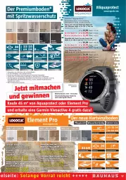 Gazetka promocyjna Bauhaus - Prospekte - Gazetka - ważna od 03.12 do 03.12.2022 - strona 17 - produkty: aqua, bio, eis, elle, garmin, Holz, Hylo, Kunstharz, laminat, Logoclic, mac, Milkyway, natur, ring, Schal, starlight, Ti, vinylboden, wasser
