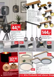 Gazetka promocyjna Bauhaus - Prospekte - Gazetka - ważna od 03.12 do 03.12.2022 - strona 24 - produkty: arlo, Bau, braun, decke, deckenleuchte, dell, elle, Holz, lack, Lampe, led-deckenleuchte, leds, Leuchte, leuchten, Leuchtenserie, leuchtmittel, Pendelleuchte, Schal, stehleuchte, tee, Ti, tisch, tischleuchte