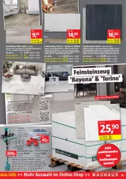 Gazetka promocyjna Bauhaus - Prospekte - Gazetka - ważna od 03.12 do 03.12.2022 - strona 33 - produkty: Bad, bodenfliese, braun, brie, eis, feinsteinzeug, kleber, küche, Palette, rwe, stifte, Ti, werkzeug, Yo