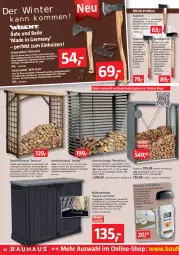 Gazetka promocyjna Bauhaus - Prospekte - Gazetka - ważna od 03.12 do 03.12.2022 - strona 34 - produkty: aust, Bau, Baustoffe, braun, Brennholz, decke, Deckel, eis, elle, ente, Germ, Holz, Kamin, Kaminholz, leine, LG, mac, massivholz, Mode, regal, Ria, Schal, Ti, tisch