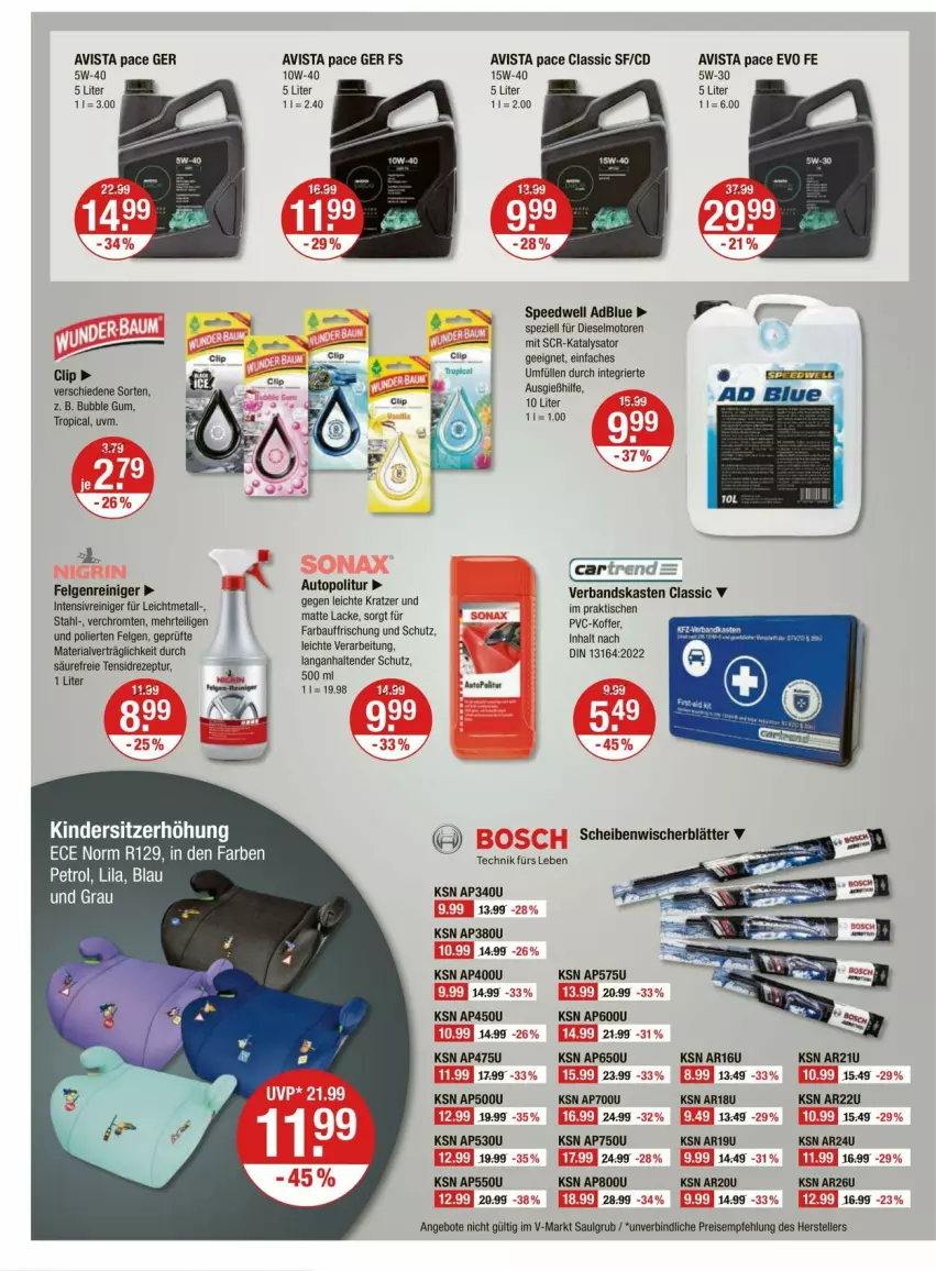 Aktueller Prospekt Vmarkt - Prospekte - von 25.04 bis 01.05.2024 - strona 18 - produkty: angebot, angebote, Diesel, eis, elle, felgen, Felgenreiniger, koffer, lack, Lacke, LG, reiniger, reis, rezept, Ria, spee, Spezi, teller, tender, Ti, tisch