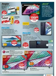Gazetka promocyjna Vmarkt - Prospekte - Gazetka - ważna od 01.05 do 01.05.2024 - strona 17 - produkty: akku, batterie, batterien, Betriebssystem, elle, energizer, fingerabdrucksensor, frontkamera, HDMI, kamera, LG, netflix, Philips, quad, Radio, rel, smart tv, smartphone, tablet, Ti, timer, uhd, usb, weck