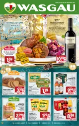 Gazetka promocyjna Wasgau - Prospekte - Gazetka - ważna od 24.12 do 24.12.2021 - strona 1 - produkty: angebot, bio, bitburger, brot, burger, butter, coca-cola, cola, eis, elle, erde, , flasche, geback, je 250-g-packung, kartoffel, kartoffeln, kerrygold, kirsch, kirsche, kirschen, leerdammer, mac, malz, mw-flasche, nuss, papier, Papiertüte, pflaume, pflaumen, pils, premium pils, rapsöl, reis, Ria, rind, rinder, rinder-rouladen, rouladen, saft, salz, schoko, schokolade, speisekartoffeln, Ti, trauben, Tüte, vanille, wein, WICK