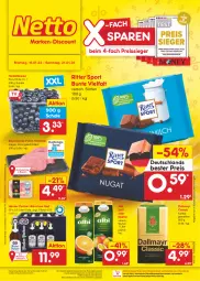 Gazetka promocyjna Netto Marken-Discount - Filial-Angebote - Gazetka - ważna od 21.01 do 21.01.2023 - strona 1 - produkty: angebot, beere, beeren, bestpreis, dallmayr, eis, fleisch, hacker pschorr, heidelbeere, heidelbeeren, kaffee, ndk, Nektar, pute, putenschnitzel, reis, reiss, ritter, ritter sport, saft, Schal, Schale, schnitten, schnitzel, Sport, Ti, wurst, wurst in selbstbedienung, ZTE