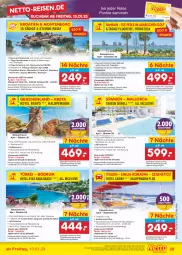 Gazetka promocyjna Netto Marken-Discount - Filial-Angebote - Gazetka - ważna od 21.01 do 21.01.2023 - strona 29 - produkty: abis, angebot, aqua, Berger, buch, eimer, eis, Liege, lion, monte, pool, pril, reis, reiseveranstalter, reiseverlauf, rel, rum, sonnenschirm, telefon, Ti, trendtours touristik gmbh, uhr, vorteilspreis, Whirlpool, ZTE