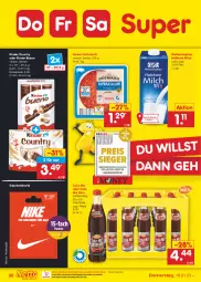 Gazetka promocyjna Netto Marken-Discount - Filial-Angebote - Gazetka - ważna od 21.01 do 21.01.2023 - strona 30 - produkty: aufschnitt, bestpreis, cola, eis, haltbare milch, Kinder, kinder bueno, kinder country, milch, ndk, reis, salami, Ti, weihenstephan