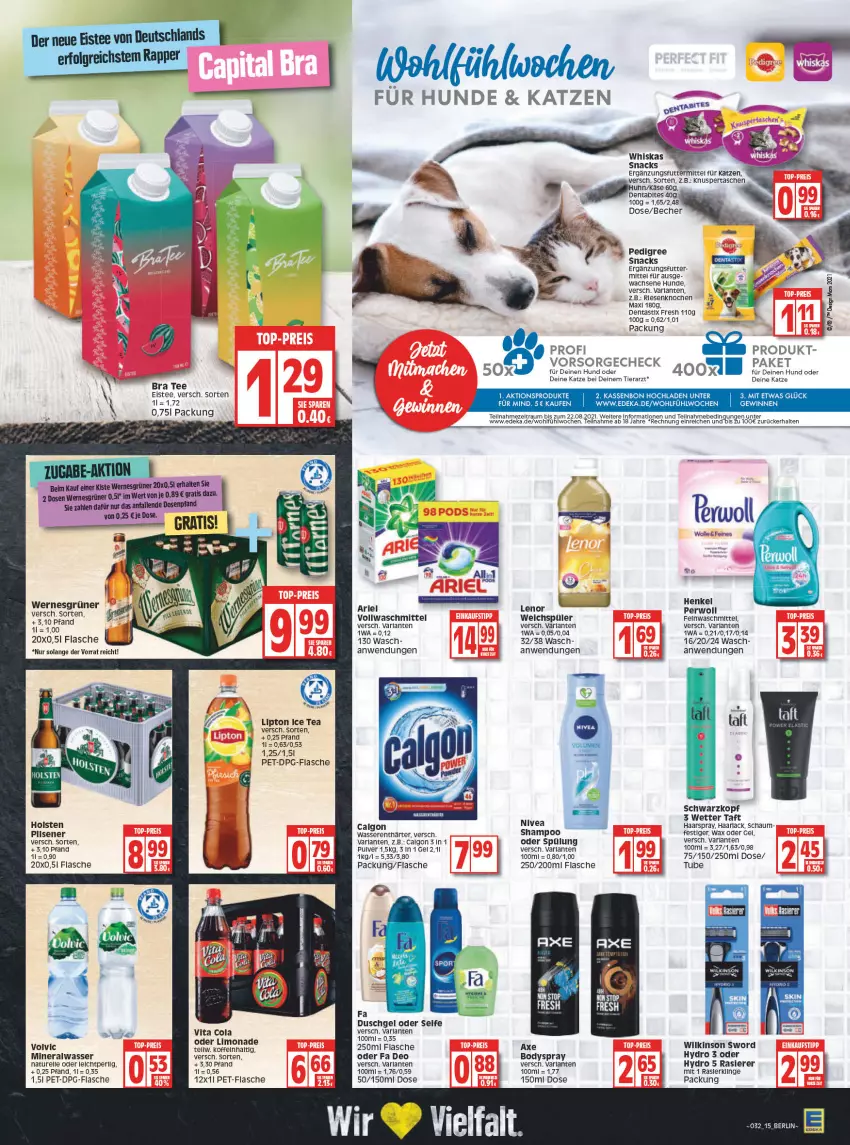 Aktueller Prospekt Edeka - Angebote der Woche - von 09.08 bis 14.08.2021 - strona 17