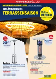 Gazetka promocyjna Metro - ONLINE-MARKTPLATZ - Gazetka - ważna od 02.11 do 02.11.2022 - strona 1 - produkty: Bewegungssensor, Bistrotisch, decke, eis, enders, Metro, Rauch, reis, Ti, tisch