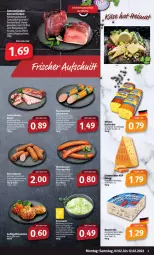 Gazetka promocyjna Markant - Prospekte - Gazetka - ważna od 12.02 do 12.02.2022 - strona 3 - produkty: bavaria blu, burlander, deutscher schnittkäse, deutscher weichkäse, emmentaler, Käse, Kraut, krautsalat, merl, milram, Ria, salat, schinken, schnittkäse, Spezi, tee, weichkäse