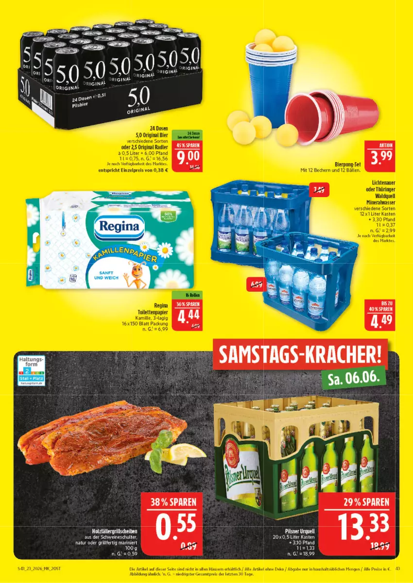 Aktueller Prospekt Marktkauf - Prospekt - von 31.05 bis 06.06.2026 - strona 43 - produkty: gin, grill, natur, schwein, schweine, Ti, wein, weine