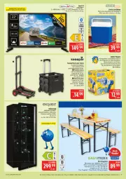 Gazetka promocyjna Marktkauf - Prospekt - Gazetka - ważna od 06.06 do 06.06.2026 - strona 31 - produkty: adapter, Bank, bier, Bierzeltgarnitur, easymaxx, eis, garnitur, HDMI, Holz, kraft, kühlbox, kühlschrank, latte, led-licht, Liege, reis, Schrank, Sport, Ti, tisch, transportkarre, trolley, usb, ventilator, Zelt