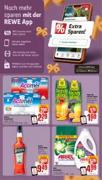 Gazetka promocyjna Rewe - Prospekte - Gazetka - ważna od 15.06 do 15.06.2024 - strona 3 - produkty: actimel, actimel drink, angebot, angebote, aperitif, aperol, ariel, ariel waschmittel, coupon, coupons, danone, danone actimel drink, drink, eis, elle, Happy Day, Nektar, payback, reis, saft, Ti, waschmittel