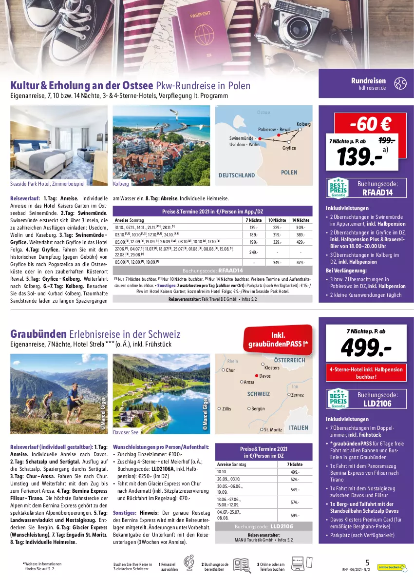 Aktueller Prospekt Lidl - Monatliche Reise-Highlights - von 27.05 bis 27.07.2021 - strona 5