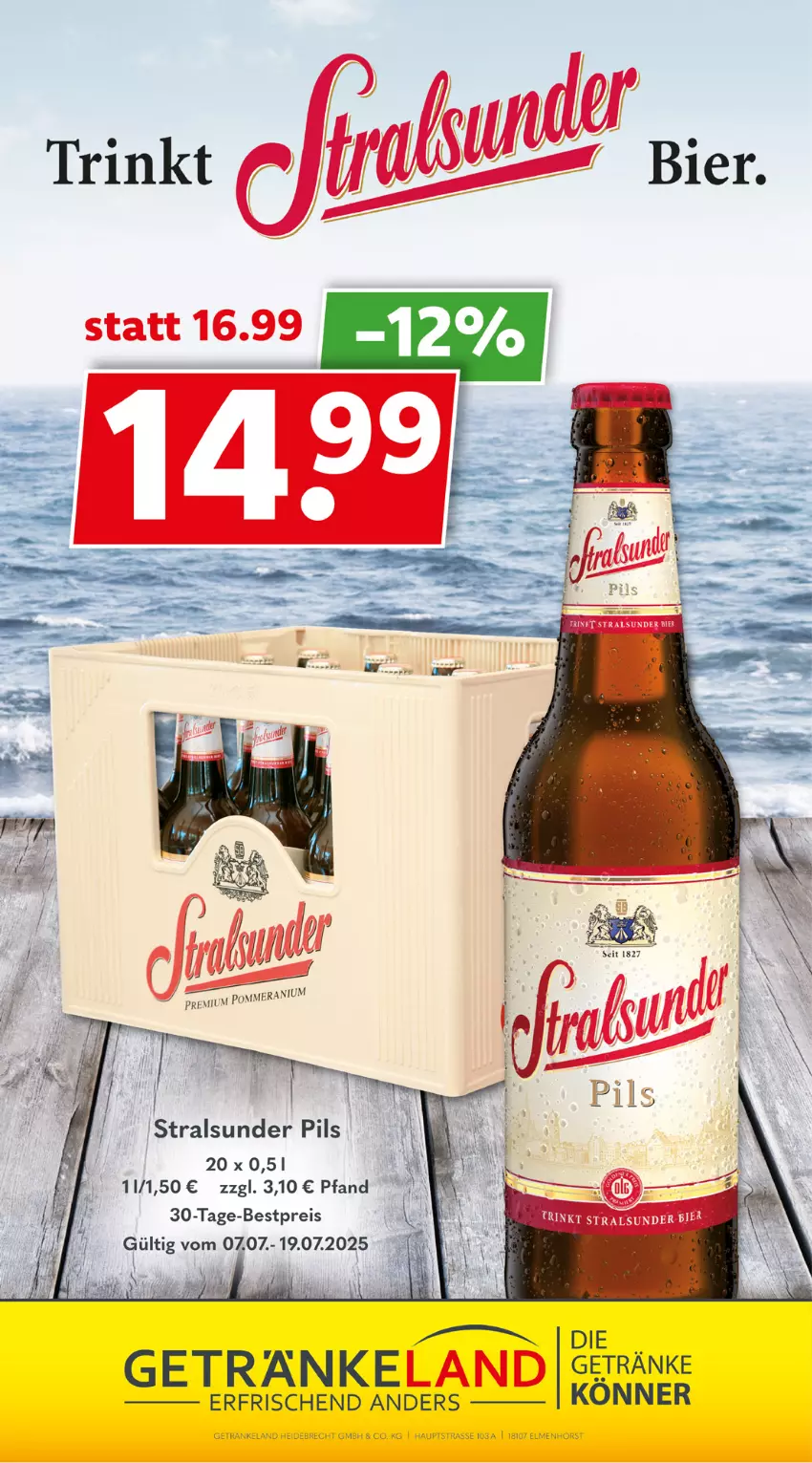 Aktueller Prospekt Getraenkeland - von 06.07 bis 18.07.2025 - strona 13 - produkty: bestpreis, eis, Elan, getränk, getränke, pils, reis