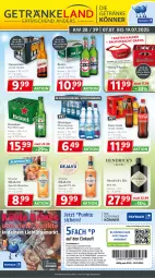 Gazetka promocyjna Getraenkeland - Gazetka - ważna od 18.07 do 18.07.2025 - strona 1 - produkty: aktionspreis, alkohol, Alwa, aperitif, bestpreis, bestpreise, coca-cola, cola, coupon, coupons, decke, eis, flasche, getränk, getränke, gin, hasseröder, heineken, könig pilsener, LG, mineralwasser, payback, pils, pilsener, reis, Ti, wasser