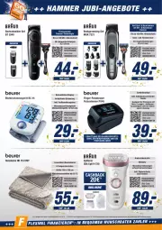 Gazetka promocyjna Expert Aurich - Prospekte - Gazetka - ważna od 04.05 do 04.05.2022 - strona 14 - produkty: akku, angebot, angebote, auer, aufbewahrungsbox, bartschneider, Blutdruckmessgerät, body, Bodygroom, braun, decke, elle, epilierer, gürteltasche, Leuchte, messer, Ria, Sport, Tasche, Ti