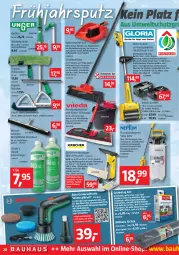 Gazetka promocyjna Bauhaus - Prospekte - Gazetka - ważna od 02.04 do 02.04.2022 - strona 28 - produkty: Abba, akku, Bau, bosch, Brei, bürste, eimer, eis, elle, erde, fenster, fenstersauger, Glasreiniger, Holz, laminat, LG, mikrofaser, rama, rasen, reiniger, Reinigung, reinigungsbürste, Ria, ring, sac, Ti, usb, wasser, werkzeug
