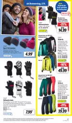 Gazetka promocyjna Lidl - Aktionsprospekt - Gazetka - ważna od 04.11 do 04.11.2023 - strona 37 - produkty: crivit, ecco, eis, gefu, handschuhe, hose, Jacke, Mode, schuhe, Skihandschuhe, Sport, Ti, Tiere, touchscreen, wasser, weck