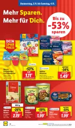 Gazetka promocyjna Lidl - Aktionsprospekt - Gazetka - ważna od 04.11 do 04.11.2023 - strona 52 - produkty: aktionspreis, Bona, Bratheringe, danone, danone fruchtzwerge, edamer, eintöpfe, eis, elle, erasco, frucht, fruchtzwerge, hering, Meßmer, Milbona, ndk, reis, ring, Schal, Schale, tee, teller, Ti, ZTE