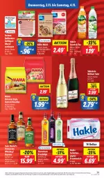 Gazetka promocyjna Lidl - Aktionsprospekt - Gazetka - ważna od 04.11 do 04.11.2023 - strona 53 - produkty: angebot, berentzen, brillant sekt, coupon, dulano, eis, elle, frucht, Geflügel, hakle, jack daniel, jack daniel's, kölln, liqueur, mam, müsli, papier, reis, sekt, söhnlein, söhnlein brillant, tee, teller, tennessee whiskey, Ti, volvic, whiskey, wurst, ZTE