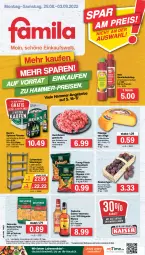 Gazetka promocyjna Famila - Prospekte - Gazetka - ważna od 03.09 do 03.09.2022 - strona 1 - produkty: angebot, angebote, aust, beutel, buitoni, buitoni pasta, chips, chipsfrisch, Eckregal, eis, elle, erde, erdnuss, Etiqueta Blanca, flasche, fleisch, flippies, funny-frisch, gewürz, gewürzketchup, hackfleisch, hackfleisch gemischt, Hela, holländischer schnittkäse, Kaiser, Käse, ketchup, korb, kraft, lebensmittel, nuss, Ofen, osborne, pasta, pils, pilsener, regal, reis, rind, rwe, schnittkäse, schwein, schwein und rind, steckregal, Ti, veterano, wein, ZTE